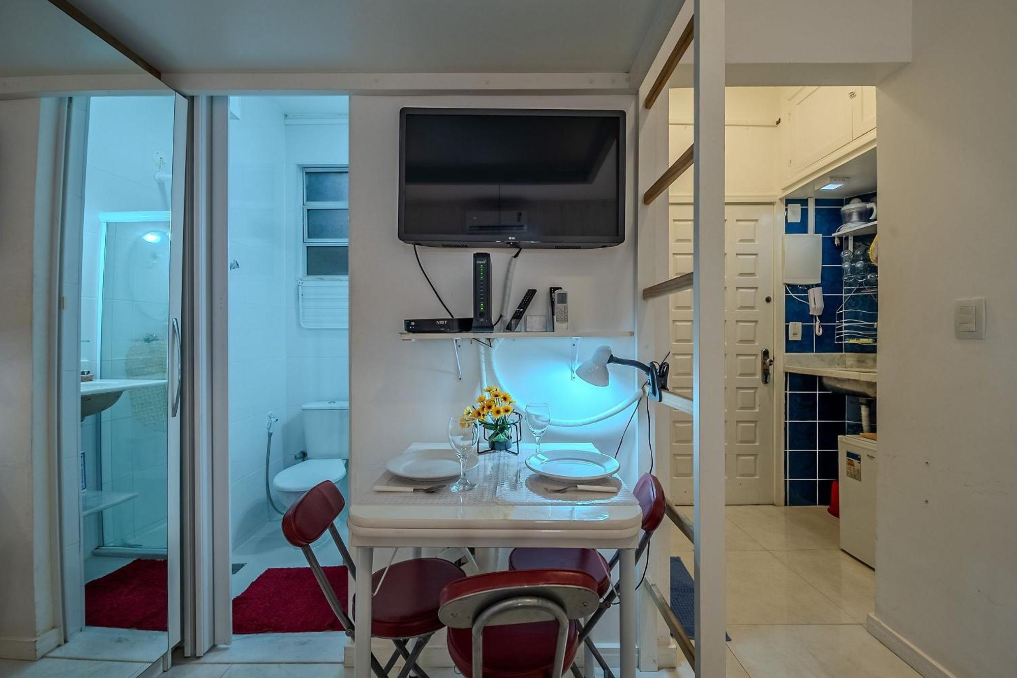 Studio Na Quadra Da Praia De Copacabana Rio de Janeiro Eksteriør billede