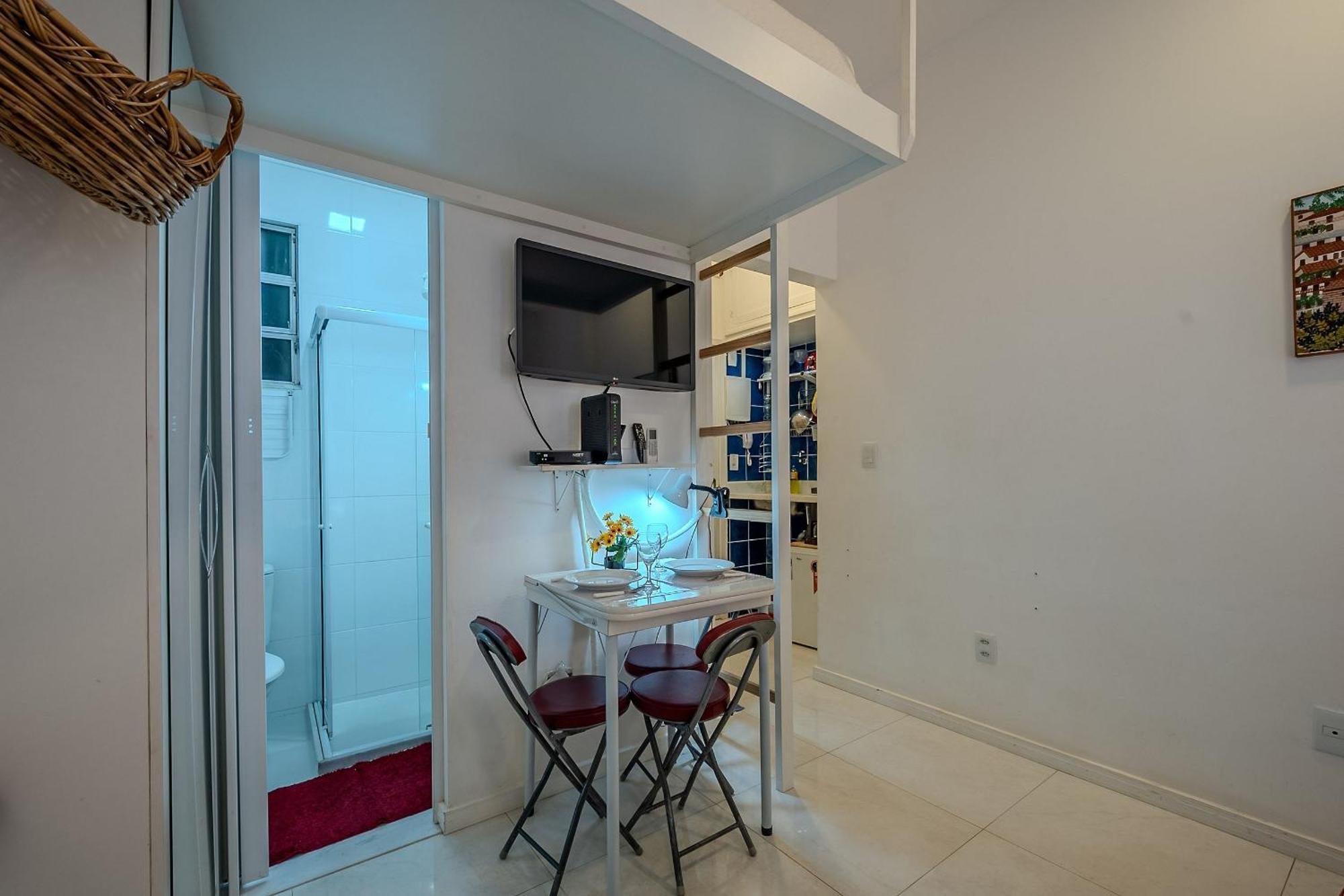 Studio Na Quadra Da Praia De Copacabana Rio de Janeiro Eksteriør billede